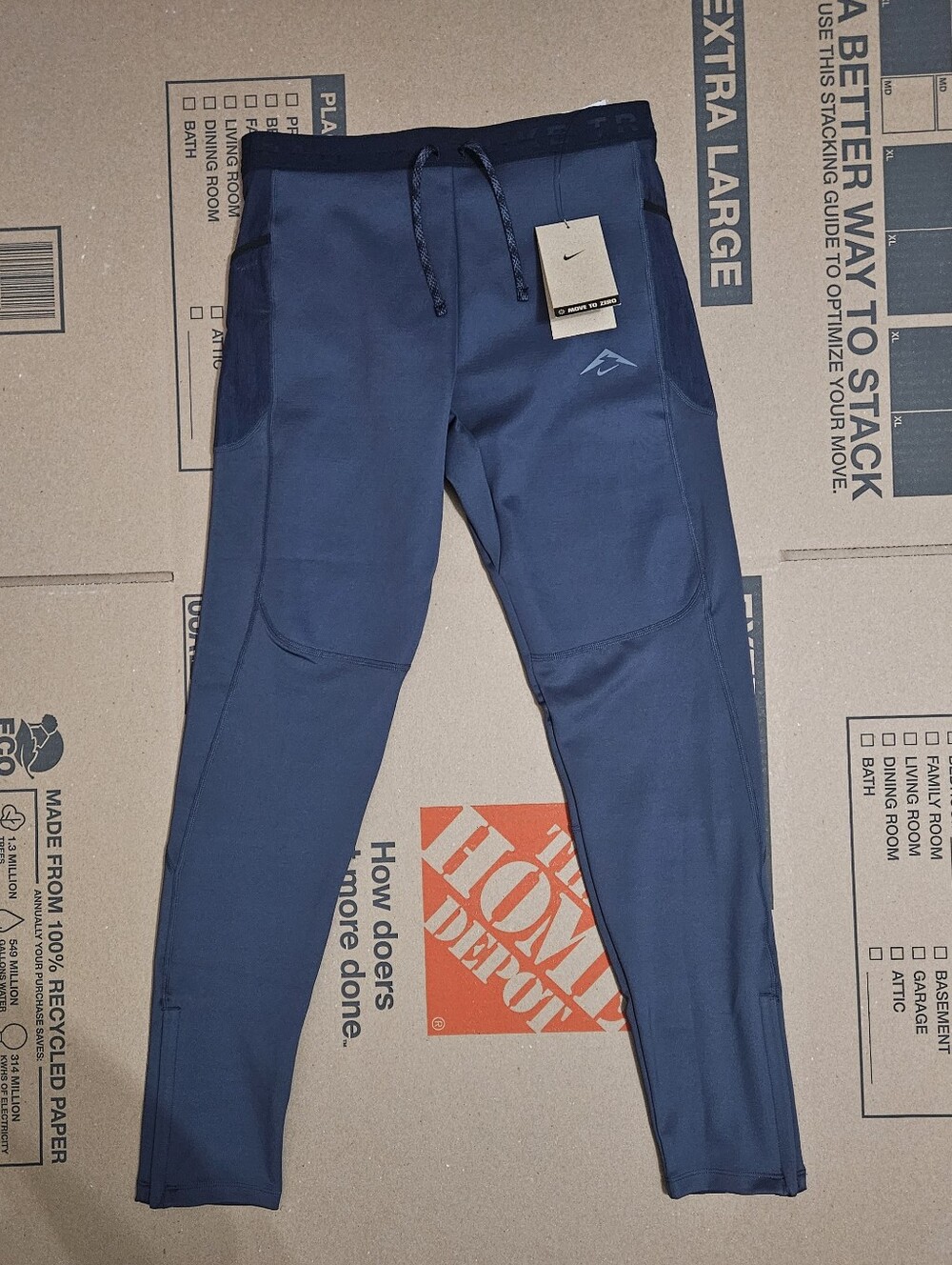 Nike Lunar Ray Adv Trail Running Tights Blue